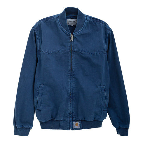Carhartt WIP OG Santa Fe Bomber Elder Stone Dyed I033111.1YC.4J.03 Degli Uberti